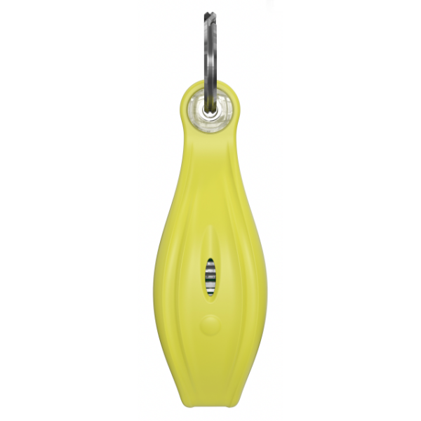 Obesek CLIP odganja komarje s pomočjo ultrazvoka v radiju 3 m - rumen.