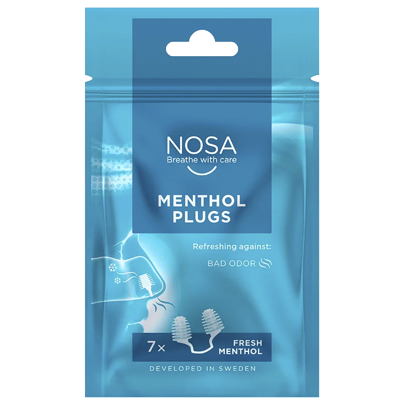 NOSA MENTOLOVI čepki za nadzor neprijetnih vonjav.