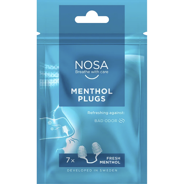 NOSA MENTOLOVI čepki za nadzor neprijetnih vonjav.
