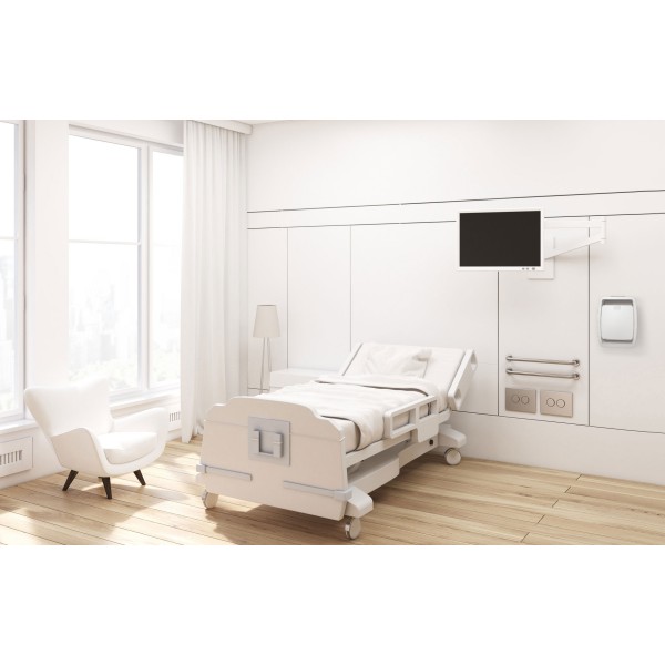 EOLIS 600 lahko postavite na poličko ali namestite na steno - doma ali v bolnišnici